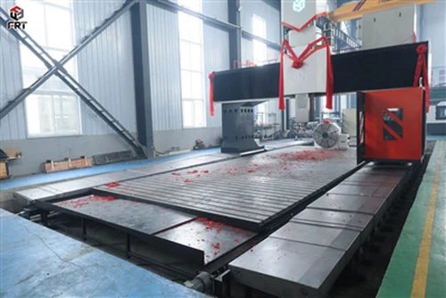 Stor CNC Gantry fræsemaskine blev leveret med succes