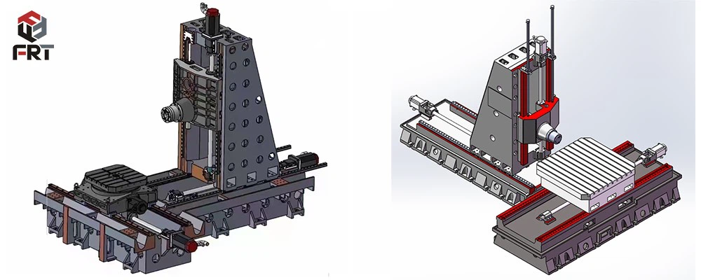 Horizontal milling center Horizontal milling center